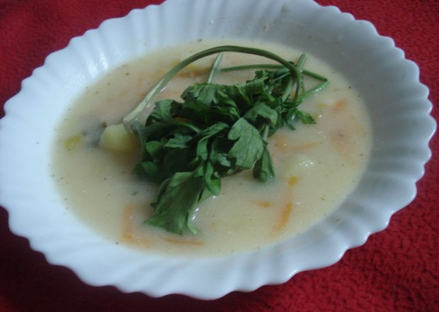 Fotografia przedstawiająca Zupa z młodej włoszczyzny