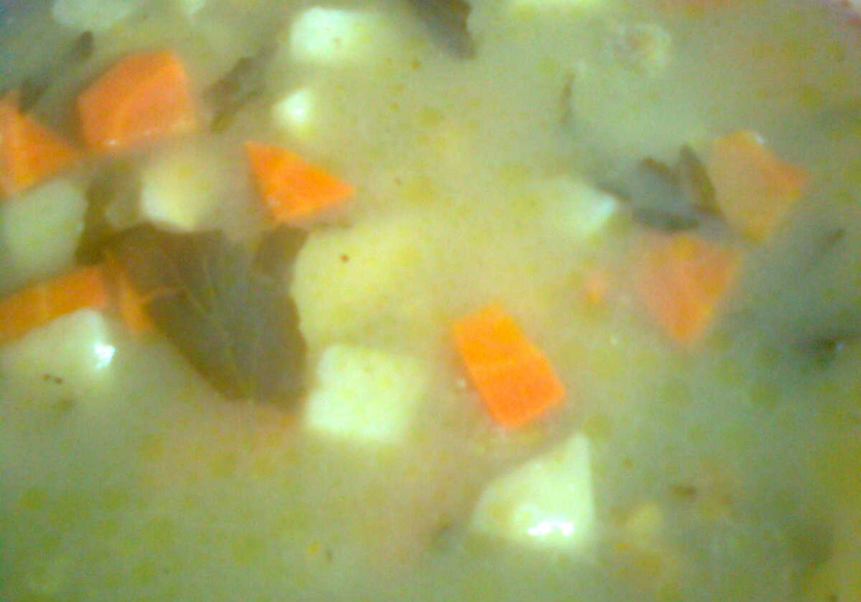 zupa z mrożonki warzywnej z pulpetami foto
