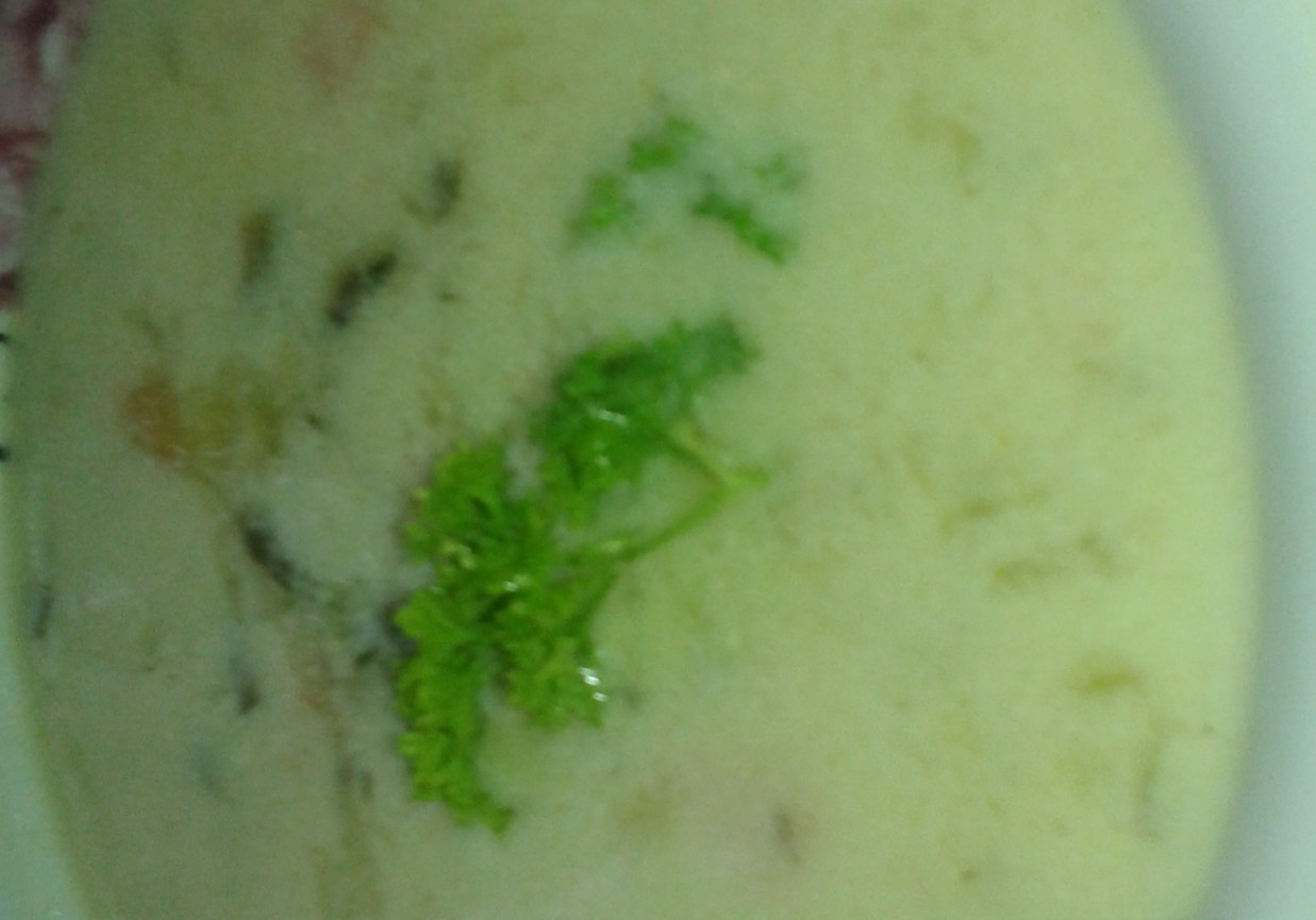 Zupa z ogórków małosolnych foto