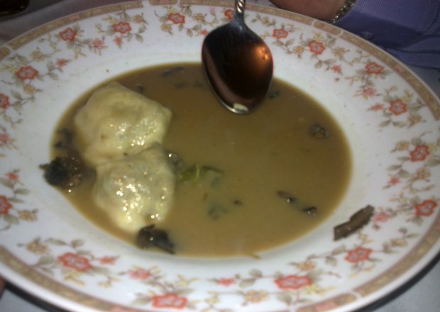 Fotografia przedstawiająca Zupa z podgrzybków