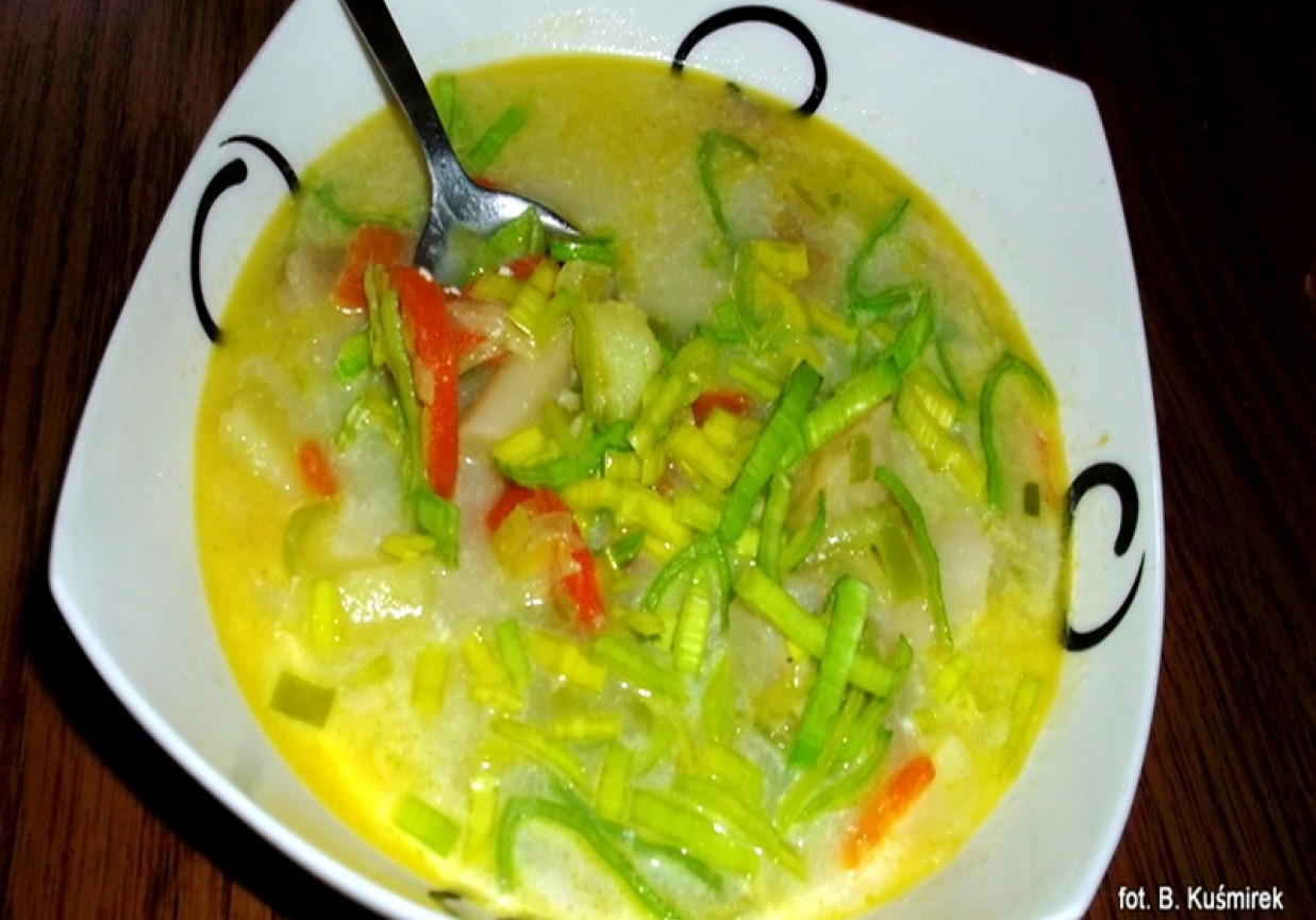 Zupa z pora foto