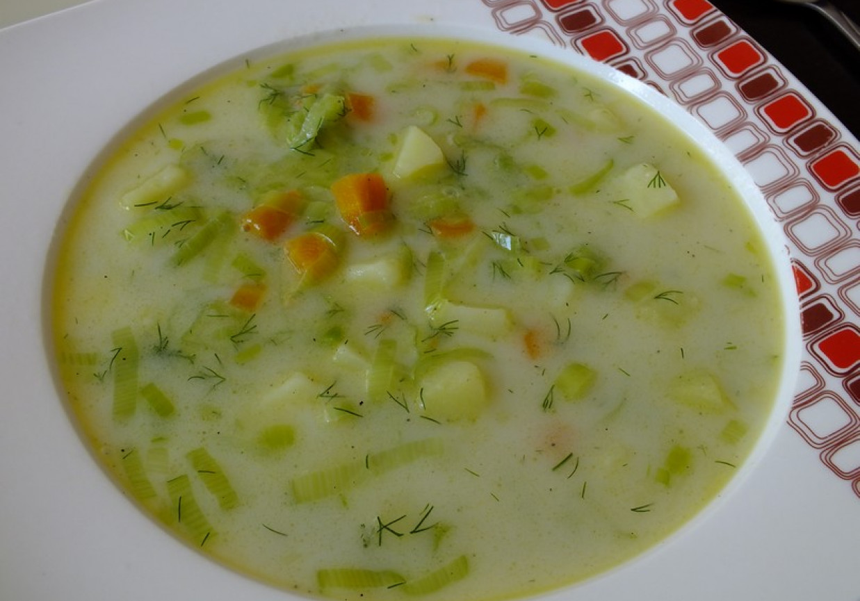 Zupa z pora foto