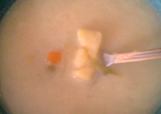 Fotografia przedstawiająca zupa z porem