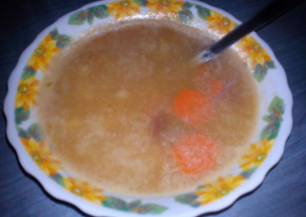 Fotografia przedstawiająca Zupa z prażoną cebulką