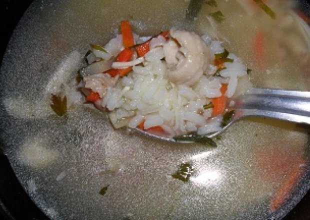 Fotografia przedstawiająca Zupa z ryżem