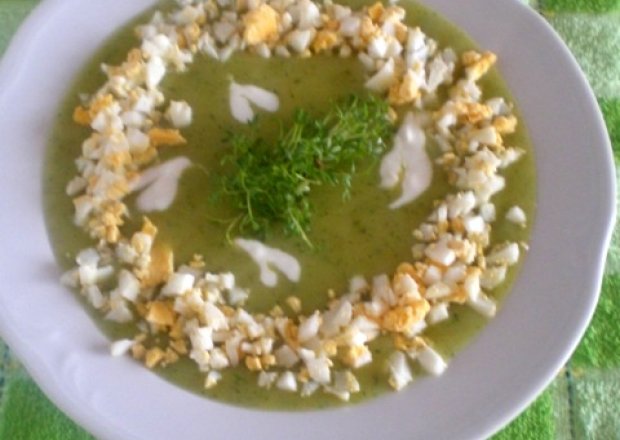 Fotografia przedstawiająca Zupa z rzeżuchy