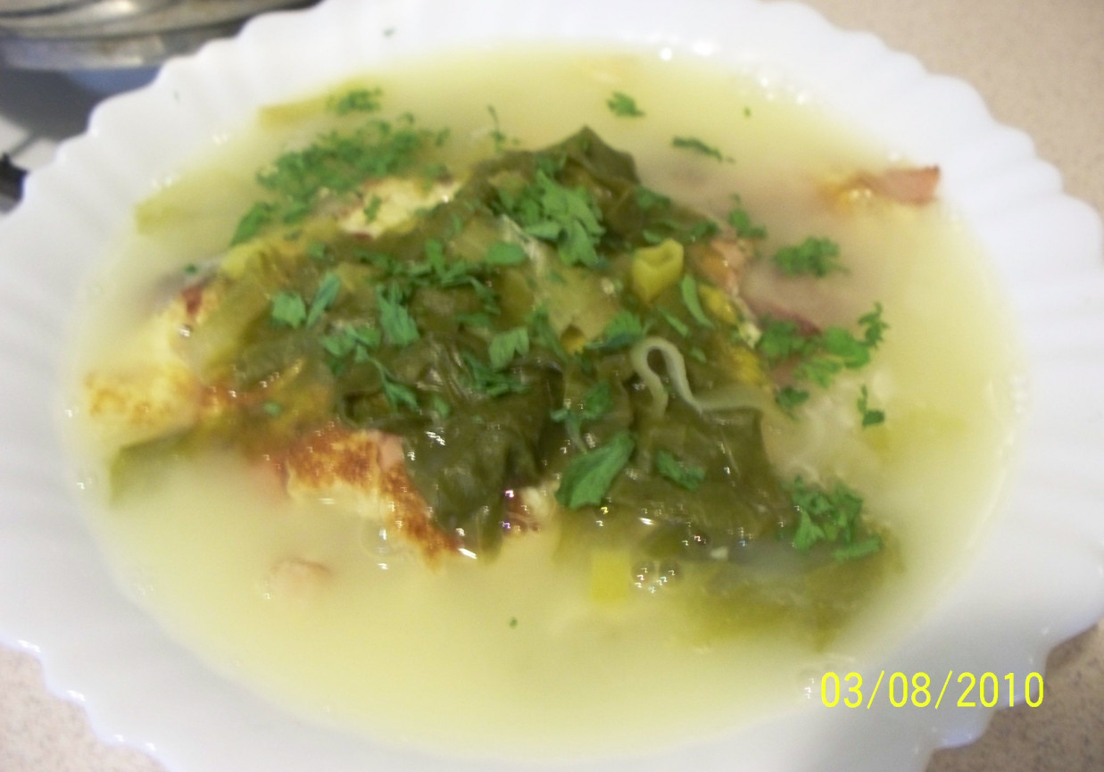 Zupa z sałaty foto