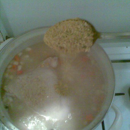 Krok 4 - zupa z soczewicą czerwoną i kaszą jęczmienną foto