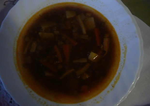 Fotografia przedstawiająca Zupa z soczewicą