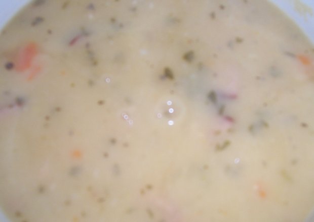 Fotografia przedstawiająca zupa z suszonych grzybów