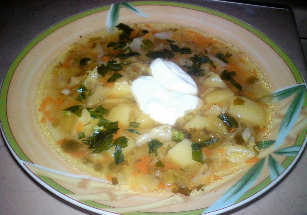 Zupa z włoskiej kapusty foto