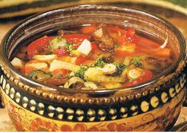 Fotografia przedstawiająca Zupa z wołowiną