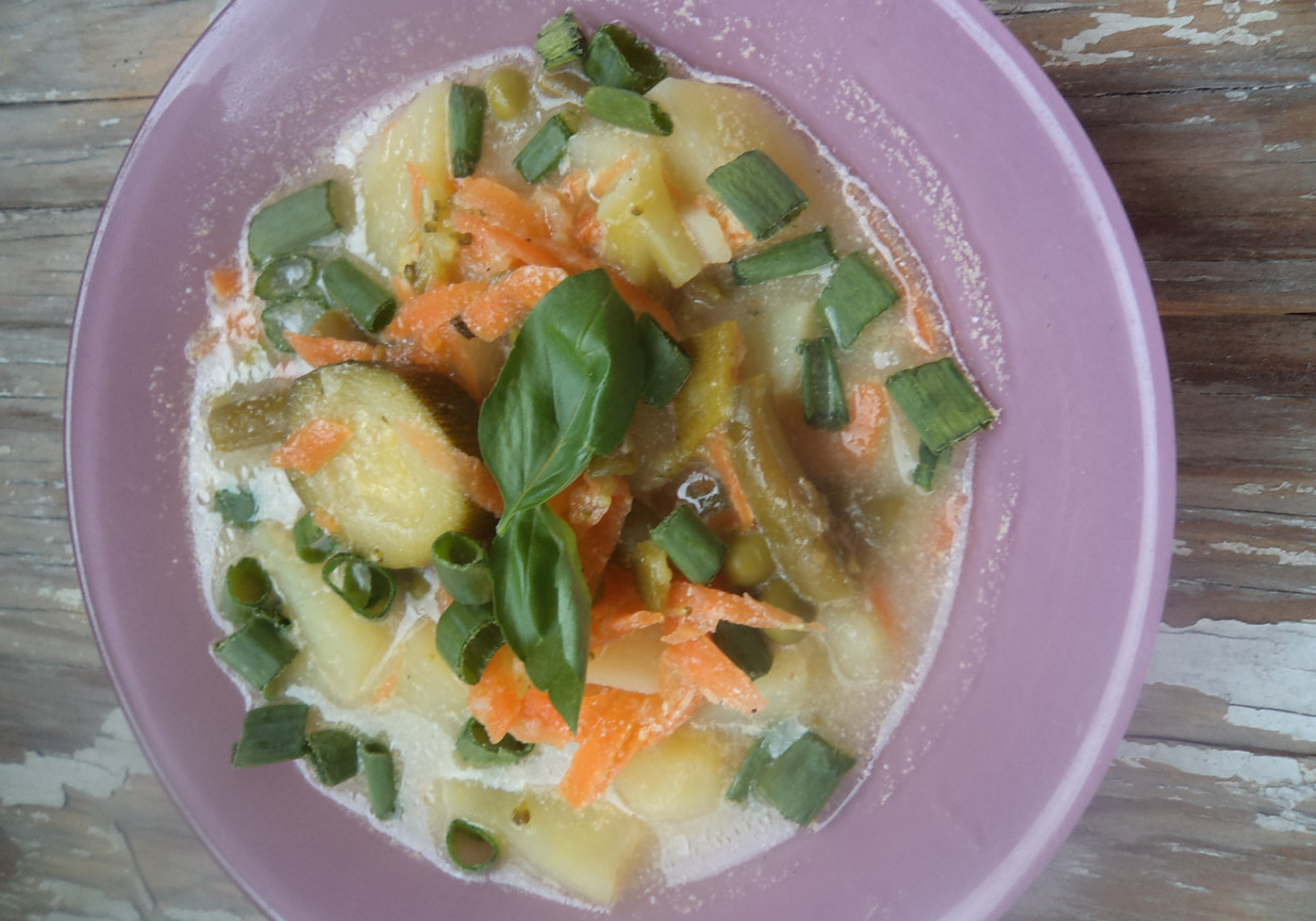Zupa z zielonych warzyw :) foto