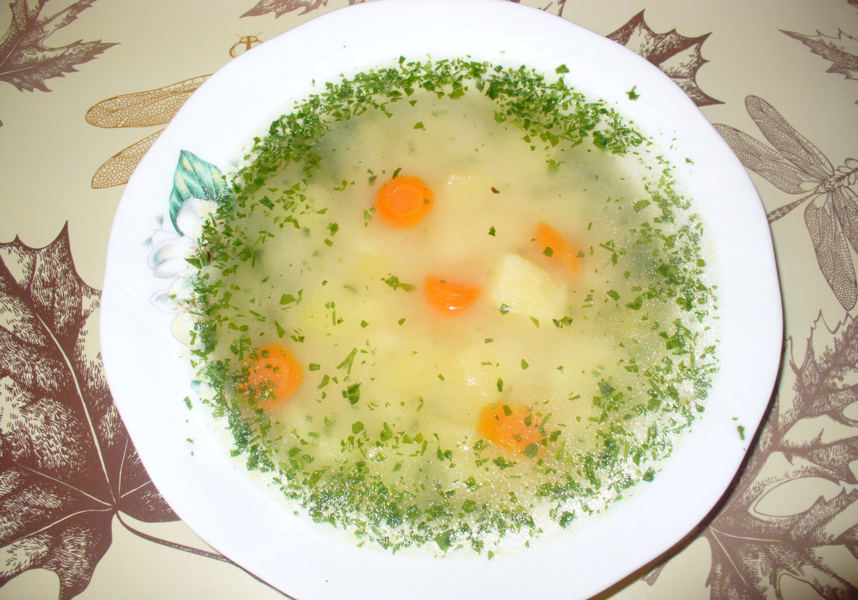 Zupa  zasmażkowa z ziemniakami foto
