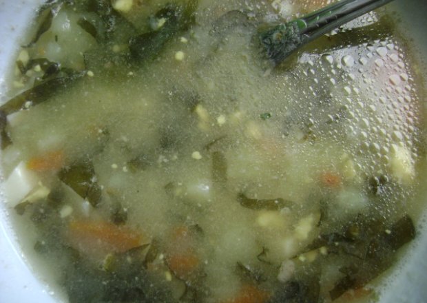 Fotografia przedstawiająca zupa ze szczawiem