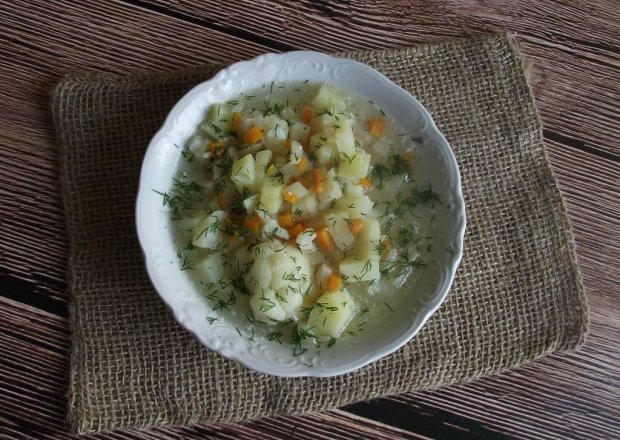 Fotografia przedstawiająca Zupa ziemniaczana z kalafiorem