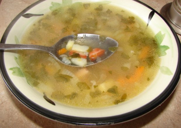 Fotografia przedstawiająca Zupa ziemniaczana z kiełbaską