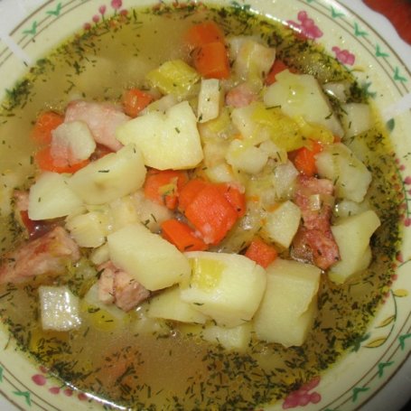 Krok 3 - Zupa ziemniaczana z kiełbaską foto