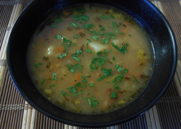 Fotografia przedstawiająca Zupa ziemniaczana z majerankiem