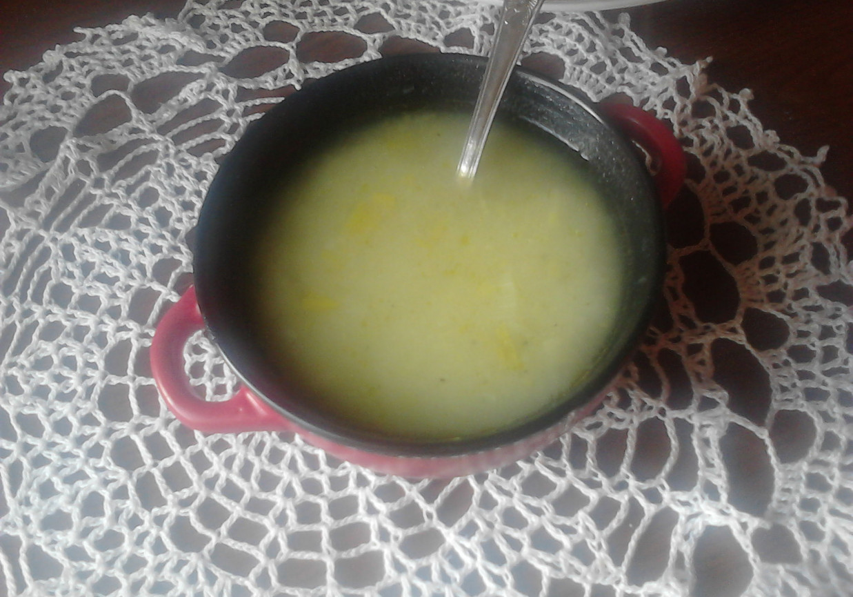 Zupa ziemniaczana z porem foto
