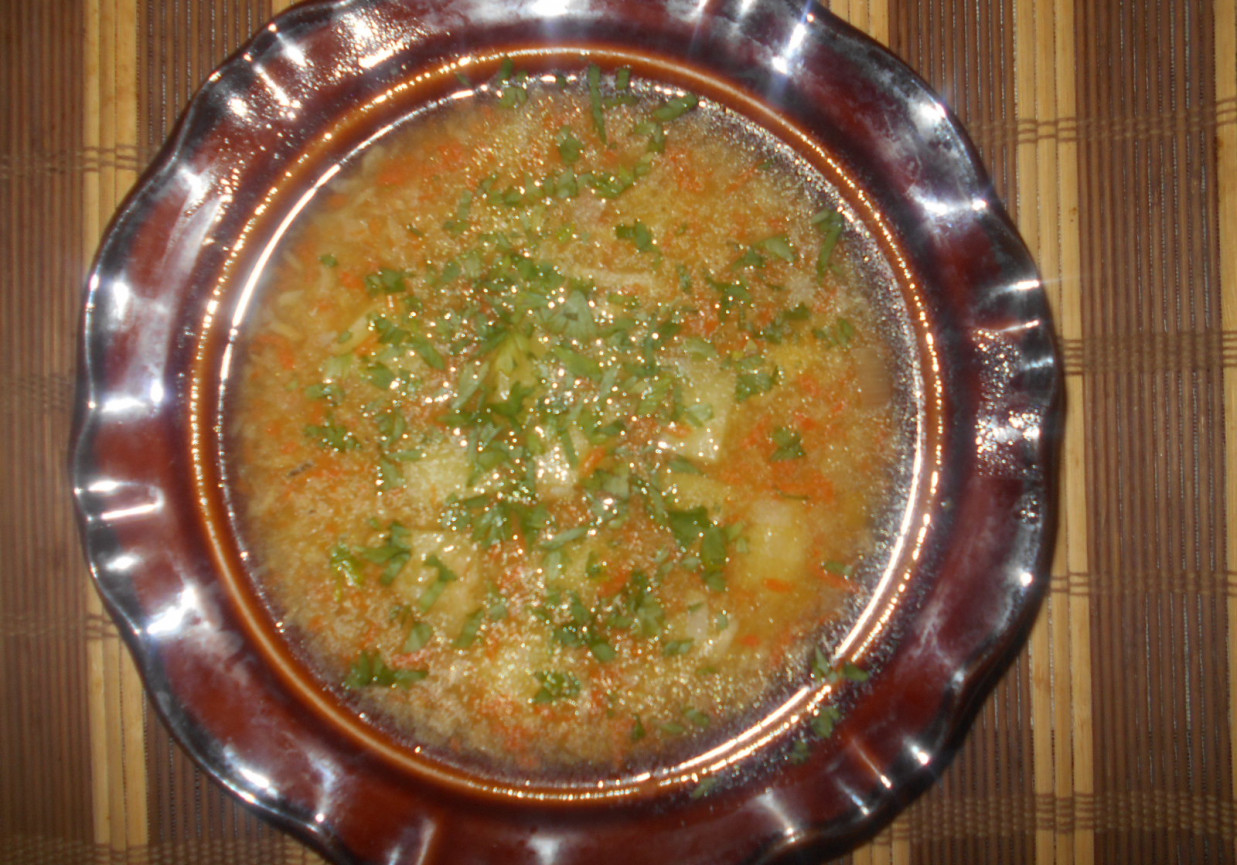 Zupa ziemniaczana z soczewicą foto