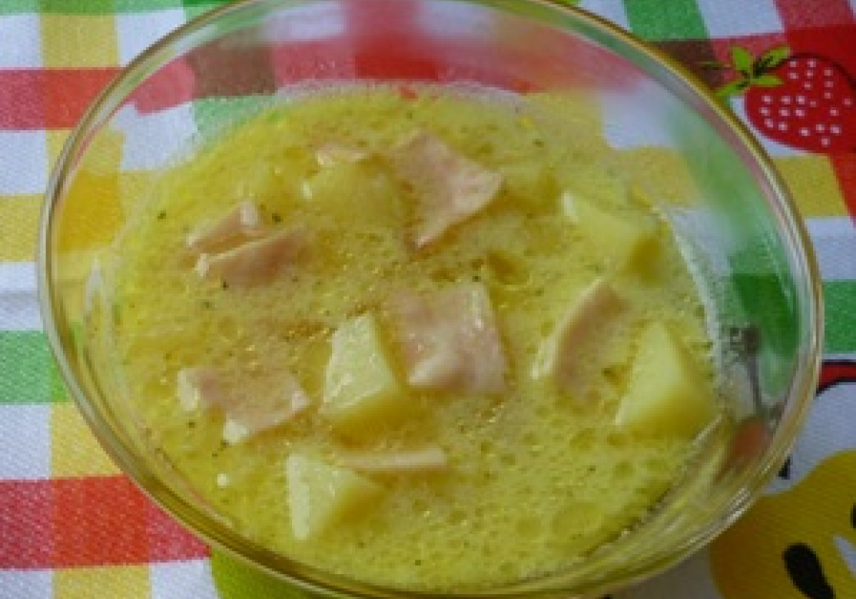 Zupa ziemniaczana z szynką foto