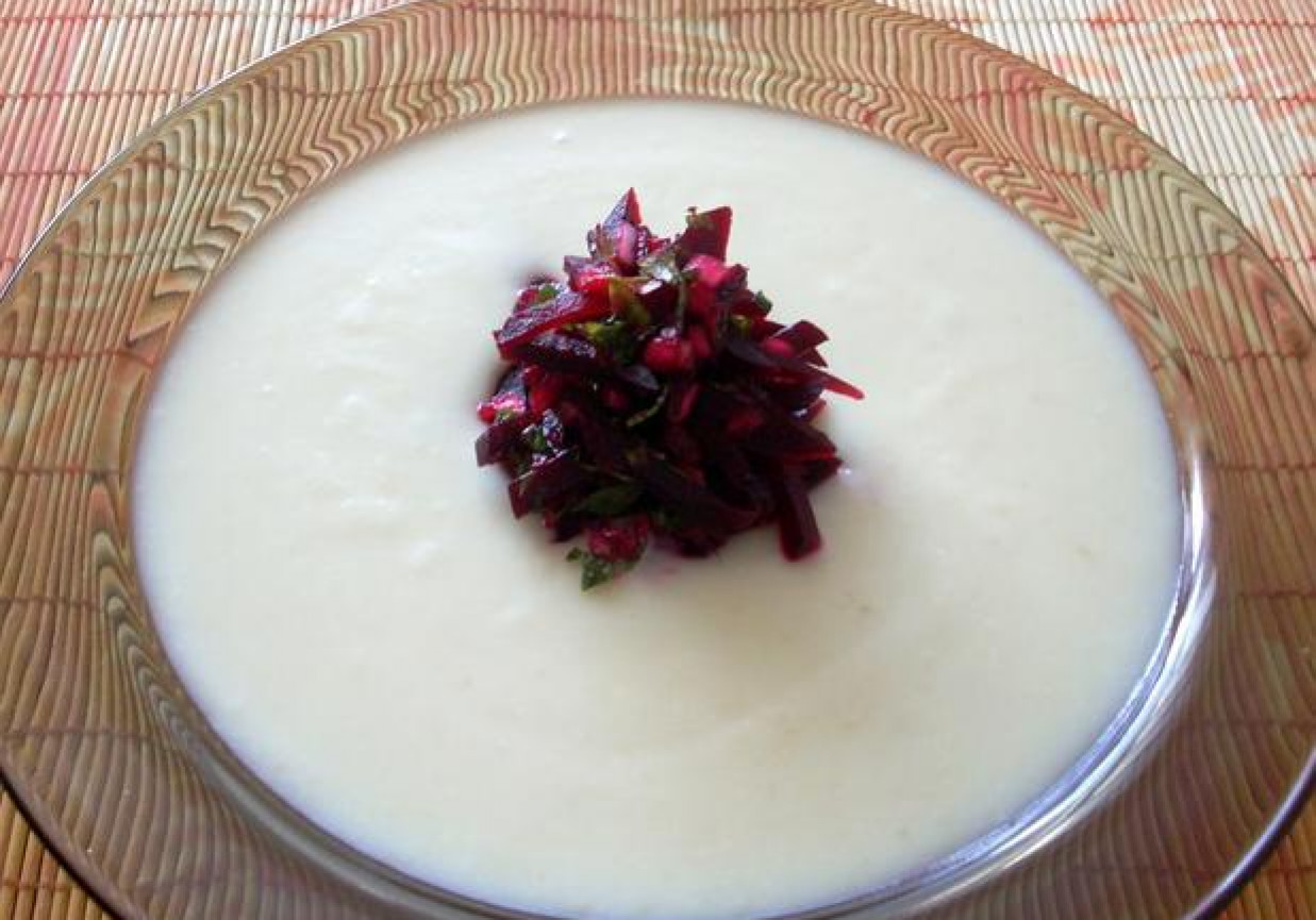 Zupa ziemniaczano - selerowa z chrzanem foto
