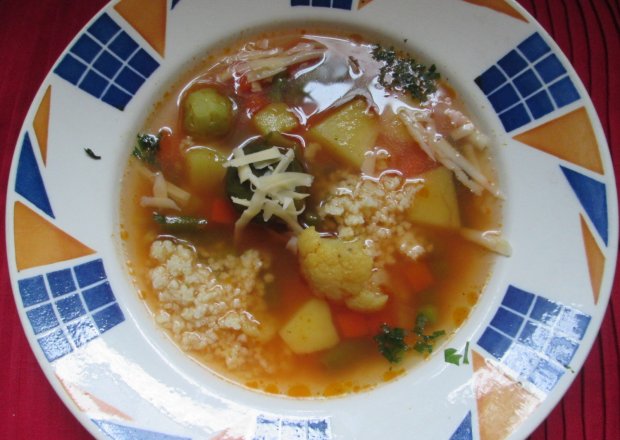 Fotografia przedstawiająca Zupa zimowa z jaglaną