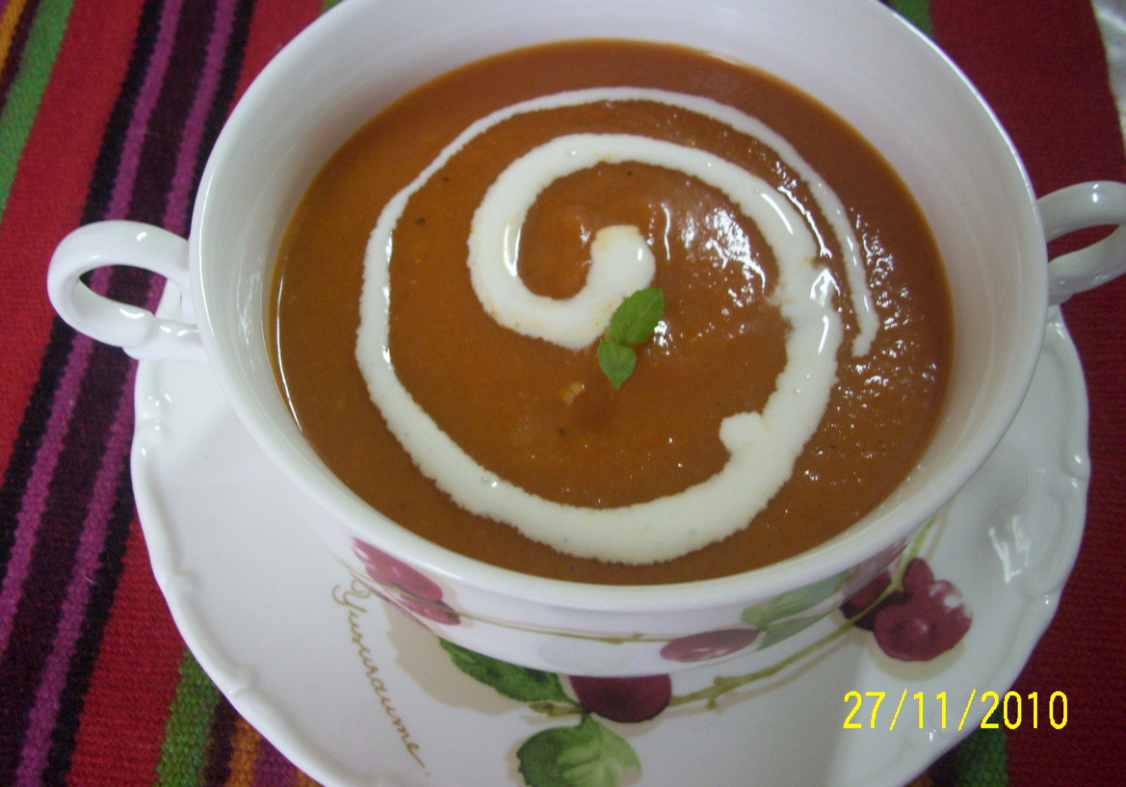 Zupa-krem paprykowy foto