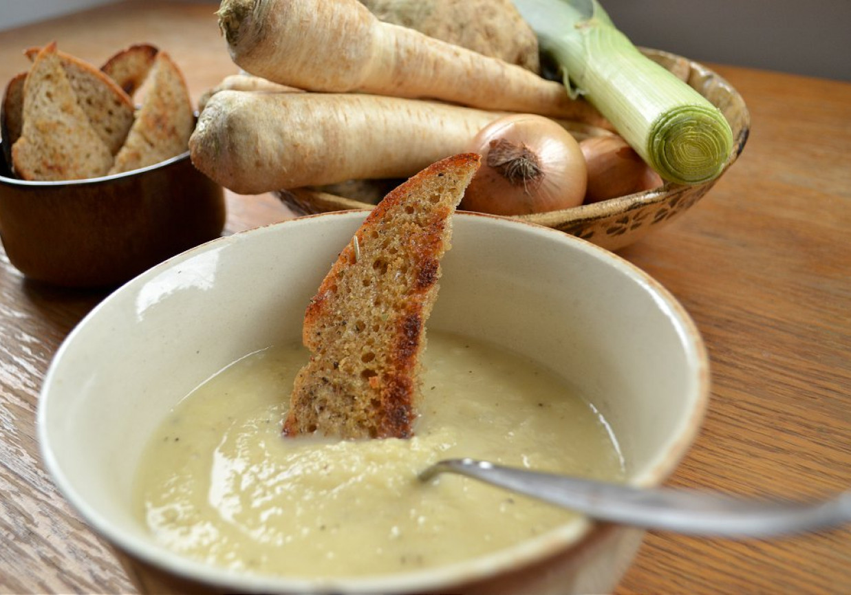 zupa-krem z białych warzyw foto