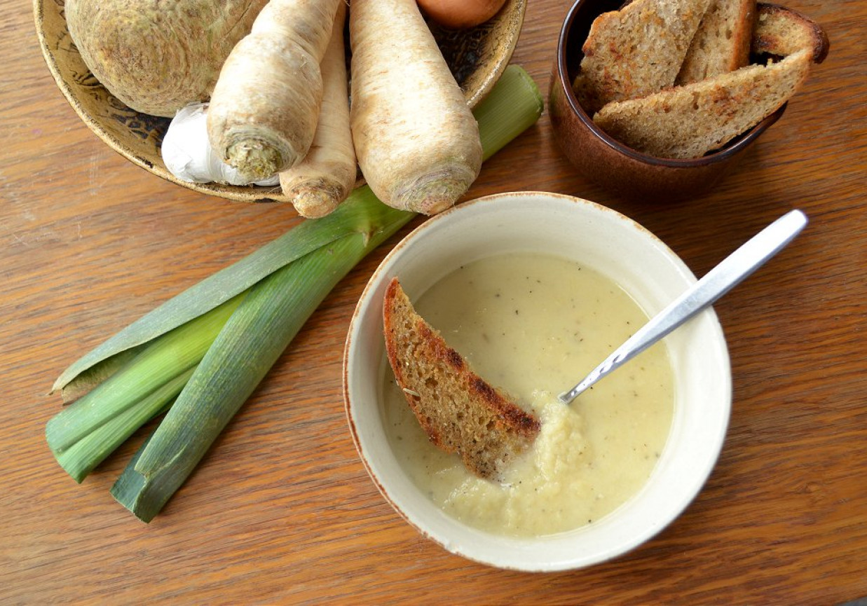 zupa-krem z białych warzyw foto