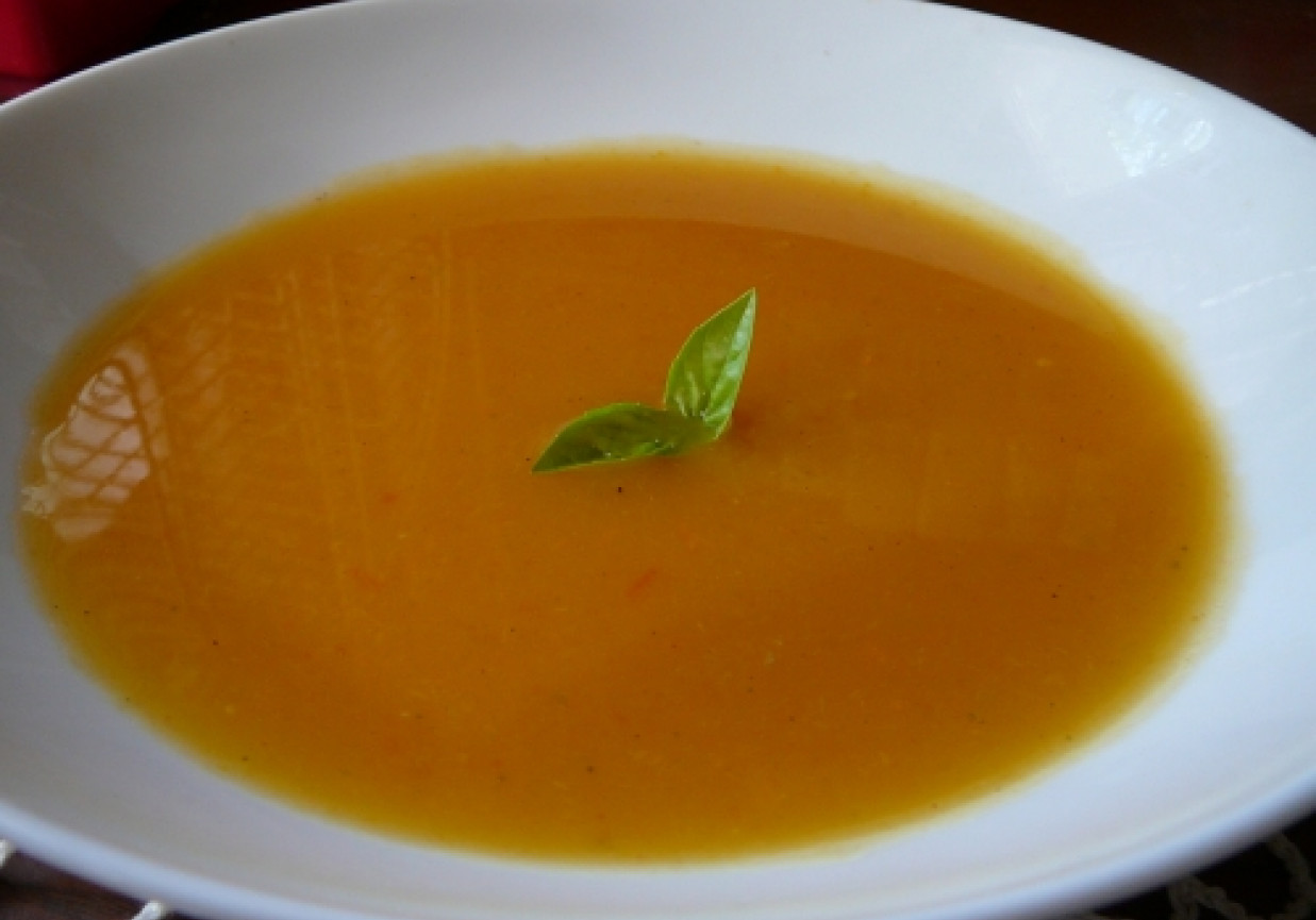 Zupa-krem z dyni z warzywami foto