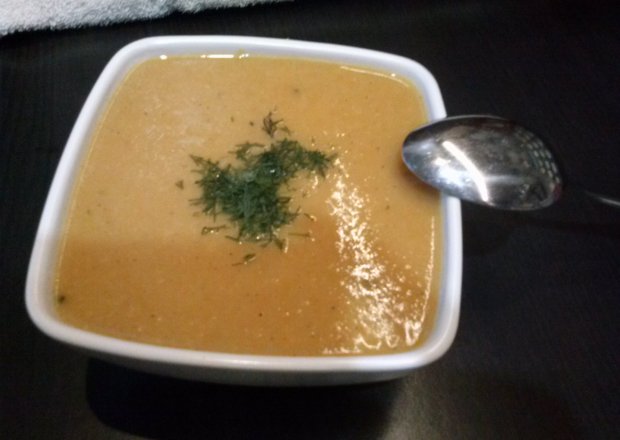 Fotografia przedstawiająca Zupa-krem z fasolki szparagowej na ostro