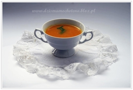 Zupa-krem z marchewki z nutką imbiru
