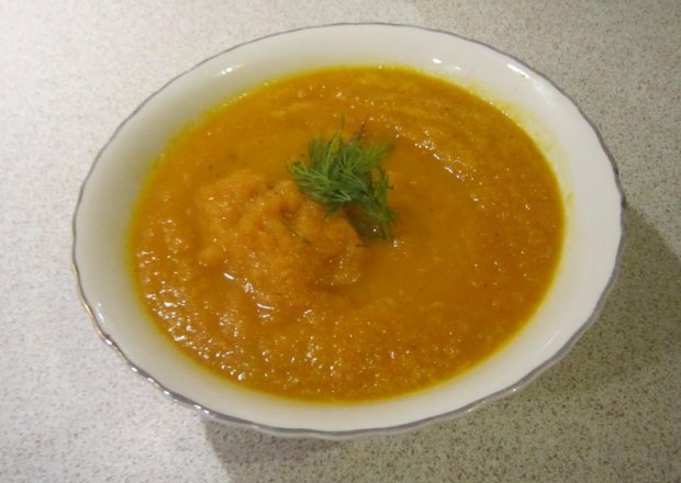 Fotografia przedstawiająca Zupa-krem z marchewki