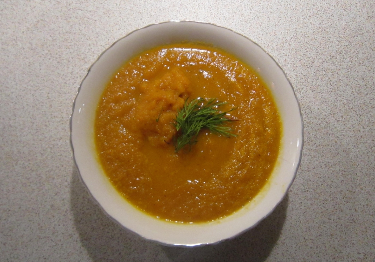 Zupa-krem z marchewki foto