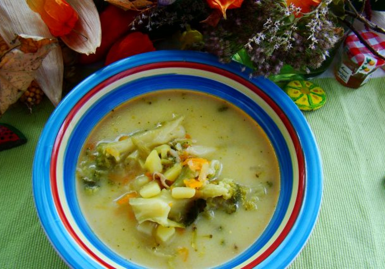 Zupka brokułowo-kalarepowa foto
