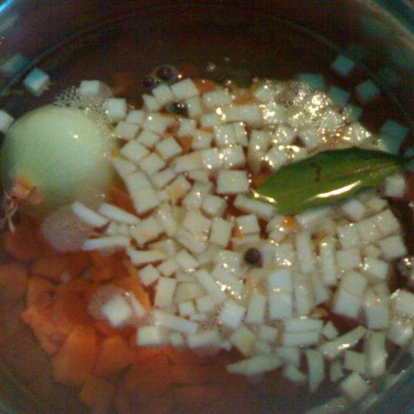 Krok 1 - Zupka porowa z ryżem foto