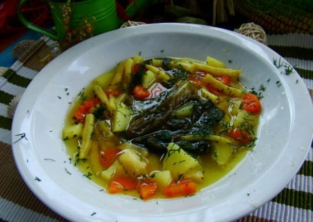 Fotografia przedstawiająca Zupka z fasolki szparagowej