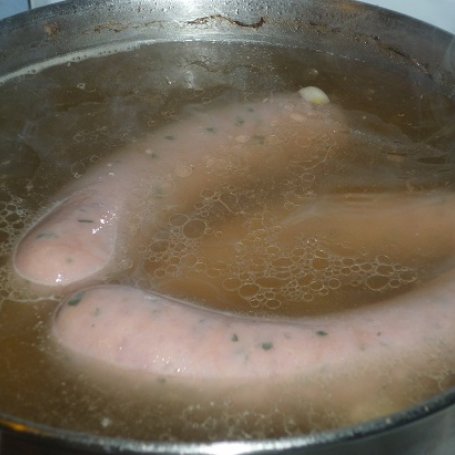 Krok 1 - Żurek na szybko z białą kiełbasą i jajkiem foto