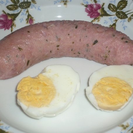 Krok 4 - Żurek na szybko z białą kiełbasą i jajkiem foto