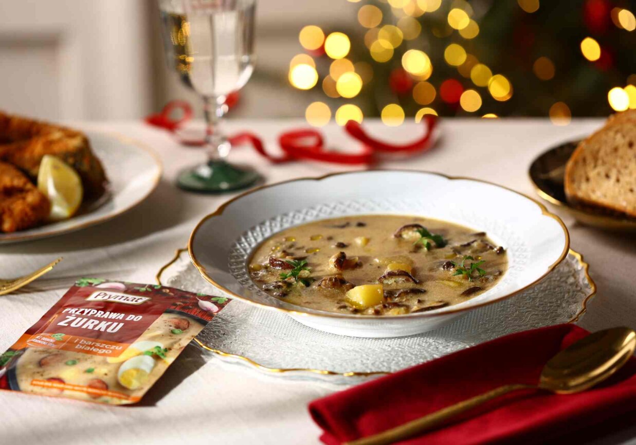 Żurek Wigilijny z grzybami foto